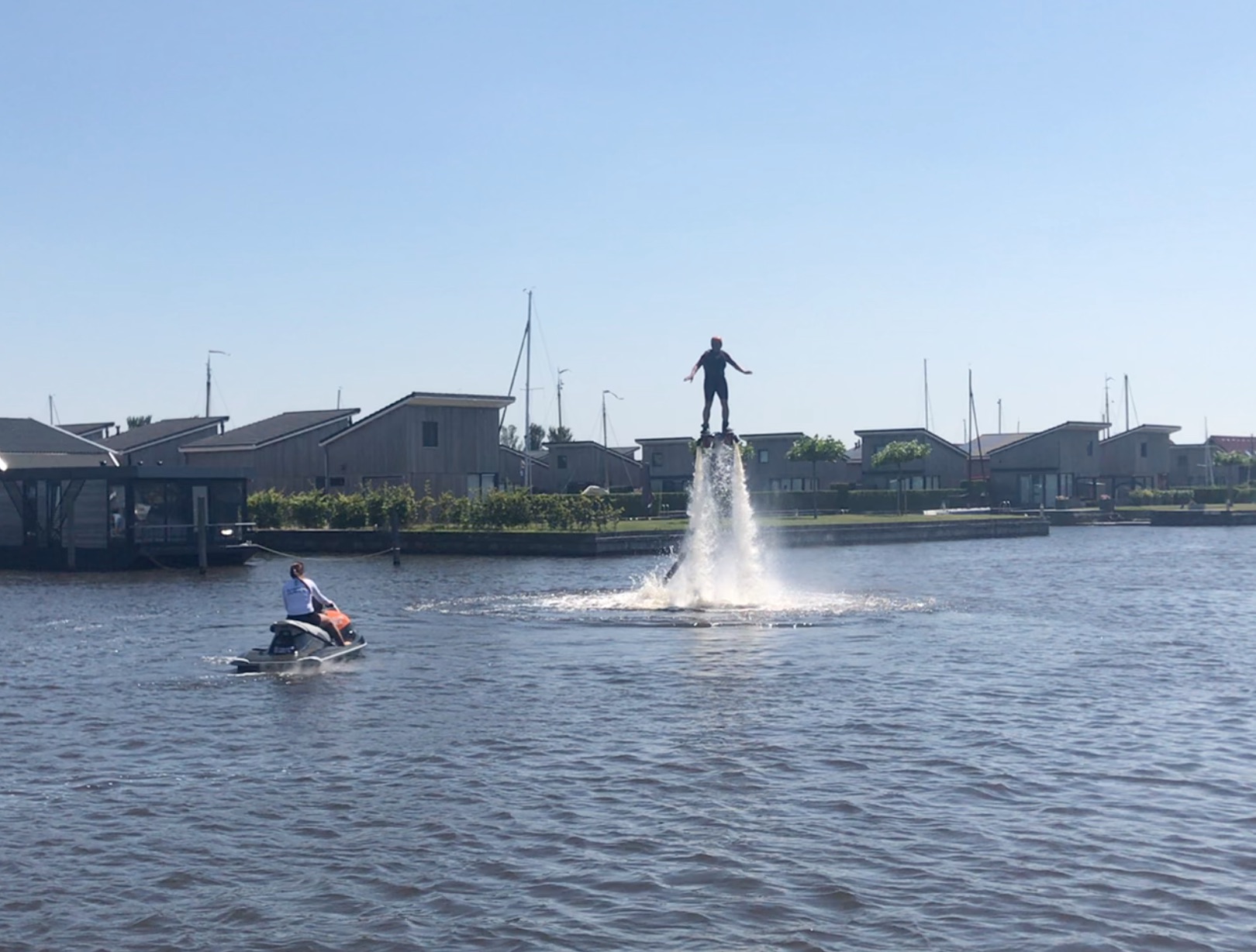 Flyboarding during the Luminis Amsterdam Social